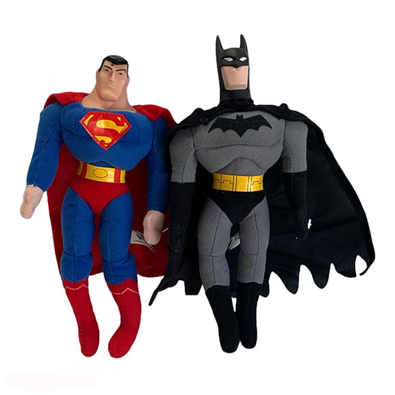 DC Comics Batman vs Superman 12 Inch Rotocast Heads Stuffed Plush Toys